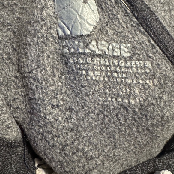 Gray Zip-Up Hoodie with Love Michigan Graphic - Picture 9 of 9